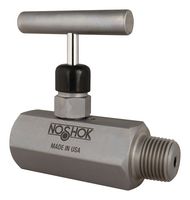 NOSHOK 404-MFC Needle Valve, 1/2" NPT, Male/Female Thread, 10000 psi, 400 Series