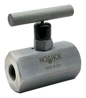 NOSHOK 406-FFC Válvula de Aguja, 3/4" NPT, Rosca Hembra/Hembra, 8000 psi, Serie 400