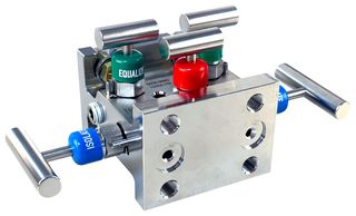 NOSHOK 5030-MMS-FP Manifold Valve, Flange/Flange, 10000 psi, Manifold Rail Mount, 5030 Series