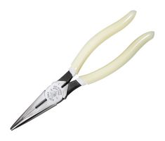 KLEIN TOOLS D203-8-GLW PLIER, LONG NOSE SIDE CUTTING, 8.438"