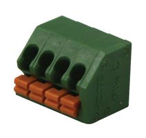 TE CONNECTIVITY 1-2834011-4 Wire-To-Board Terminal Block, Screwless, 3.5 mm, 4 Positions, 20 AWG, 14 AWG, Push In