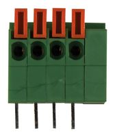 TE CONNECTIVITY 1-2834016-2. Wire-To-Board Terminal Block, Screwless, 2.54 mm, 2 Positions, 26 AWG, 20 AWG, Clamp