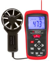 TRIPLETT AM320 Anemometer, 0.4m/s to 30m/s, -10 °C, 60 °C, 178 mm