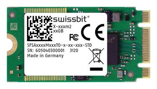 SWISSBIT SFSA020GM1AO1TO-C-6B-11P-STD SSD, Internal, M.2 2242, SATA 6 Gb/s (SATA III), 20 GB, pSLC NAND, Non-Encrypted