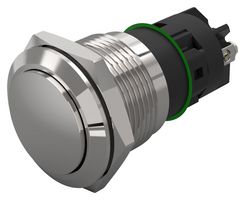 EAO 82-5562.1000 Vandal Resistant Switch, 82 Series, 19 mm, SPDT, Momentary, Round, Natural