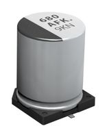 PANASONIC EEEFK1A102P SMD Aluminum Electrolytic Capacitor, Radial Can - SMD, 1000 µF, 10 V, 2000 hours @ 105°C, Polar