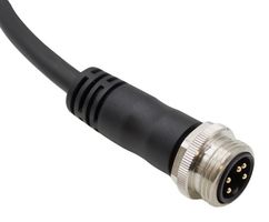 BULGIN LIMITED PXPTPU78FIM05ACL010PUR Sensor Cable, 7/8" Plug, Free End, 5 Positions, 1 m, 3.3 ft, Buccaneer 7/8" Series