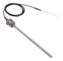 LABFACILITY RAA-S4A-3.0-200-PC1-1.0-C7-T RTD Sensor, 1/2" BSPP, 3 x 200 mm Sheath, Probe with Leads, Class A, 100 ohm