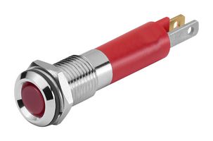 EAO 17-100354 Multicolour Panel Indicators, Red, Yellow, Green, 8 mm, R 15mA, Y 15mA, G 3mA