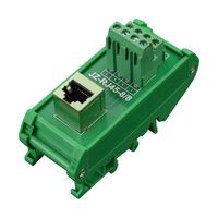 DFROBOT FIT0851 Interfaz de Bloque de Terminales, RJ45 Jack, Screw Type 8 Position Terminal Block