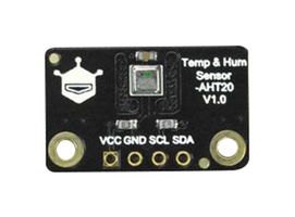 DFROBOT SEN0527 Placa de Conexión de Sensor, Temperatura y Humedad, AHT20, Conector de Pin de una Fila Negro 2.54-4P