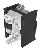 EAO 704.901.2/D-1 Contact Block, Selector Switches, SPST-NC, Snap-Action, Gold, 6A, 500V, Double Plug In