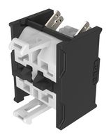 EAO 704.905.4-1 Bloque de Contacto, Int Selectores, DPST-NC, Acción Rápida, Plateado, 6A, 500V, Enchufe