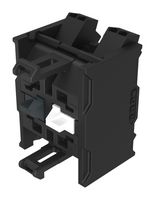 EAO 704.918.5-1 Contact Block, Selector Switches, SPST-NC/NO, Slow-Make, Silver, 6A, 250V, Push In