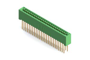 EDAC 346-050-540-201 Card Edge Connector, Dual Side, 1.57 mm, 50 Contacts, Through Hole Mount, Straight
