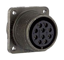 AMPHENOL INDUSTRIAL MS3102A18-3S Circular Connector, MIL-DTL-5015 Series, MS3102 Series, Box Mount Receptacle, 2 Contacts