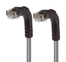 L-COM TRD695RA3GRY-1 Ethernet Cable, Cat6, 90° RJ45 Plug to 90° RJ45 Plug, UTP (Unshielded Twisted Pair), Gray