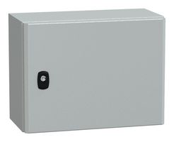 SCHNEIDER ELECTRIC NSYS3D3420P Metal Enclosure, w/Mount Plate, Multipurpose, Steel, 300 mm, 400 mm, 200 mm, IP66