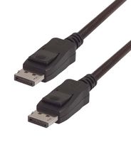 L-COM DPCAZMM-0.5 Cable de Audio / Video, DisplayPort Macho, DisplayPort Macho, 19.7 ", 500 mm, Negro