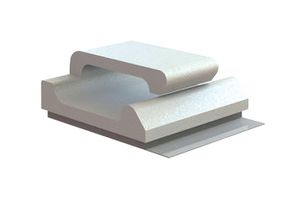 ESSENTRA COMPONENTS MWSSEB-1-01A-RT Fastener, Saddle Clamp, Nylon 6.6 (Polyamide 6.6), Natural, 12.7 mm, 9.5 mm