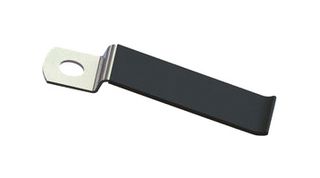 ESSENTRA COMPONENTS STCV-1 Fastener, Screw Mount Spring Clip, Stainless Steel, Black, 40.9 mm, 7.9 mm