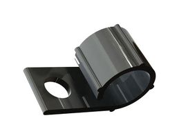 ESSENTRA COMPONENTS WHC-1500-01BK Fastener, Screw Mount Cable Clamp, 38.1 mm, Nylon 6.6 (Polyamide 6.6), Black, 53.9 mm, 12.7 mm