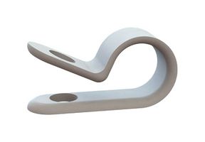 ESSENTRA COMPONENTS 22CC37C0125 Fastener, Screw Mount Cable Clamp, 0.125 ", Nylon 6.6 (Polyamide 6.6), Natural, 0.375 "