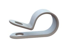ESSENTRA COMPONENTS 22CC37D0500 Fastener, Screw Mount Cable Clamp, 0.5 ", Nylon 6.6 (Polyamide 6.6), Natural, 0.375 "