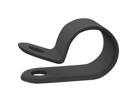 ESSENTRA COMPONENTS 22CC50D0562 Fastener, Screw Mount Cable Clamp, 0.562 ", Nylon 6.6 (Polyamide 6.6), Natural, 0.5 "