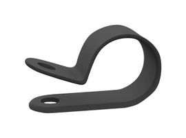 ESSENTRA COMPONENTS 22CC50D0687B Fastener, Screw Mount Cable Clamp, 0.687 ", Nylon 6.6 (Polyamide 6.6), Black, 0.5 "