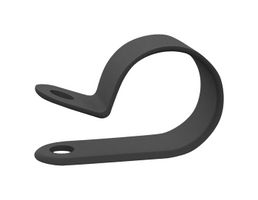 ESSENTRA COMPONENTS 22CC50D0812 Fastener, Screw Mount Cable Clamp, 0.812 ", Nylon 6.6 (Polyamide 6.6), Natural, 0.5 "