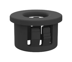 ESSENTRA COMPONENTS 22MP06258 Grommet, Open, 0.5 ", Nylon 6 (Polyamide 6), 0.625 ", 0.125 "