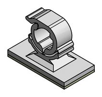 ESSENTRA COMPONENTS 460317 Fastener, Adhesive Backed Cable Clamp, 8.5 mm, Nylon 6.6 (Polyamide 6.6), Natural, 59.8 mm, 16 mm