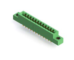 EDAC 305-024-521-507 Card Edge Connector, Dual Side, 1.57 mm, 24 Contacts, Through Hole Mount, Straight