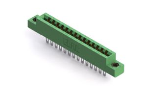 EDAC 306-014-500-107 Card Edge Connector, Single Side, 1.57 mm, 14 Contacts, Panel Mount, Straight