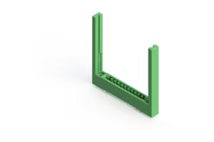 EDAC 307-022-522-268 Card Edge Connector, Dual Side, 1.57 mm, 22 Contacts, Through Hole Mount, Straight