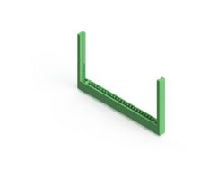EDAC 307-024-547-168 Card Edge Connector, Single Side, 1.57 mm, 24 Contacts, Through Hole Mount, Straight