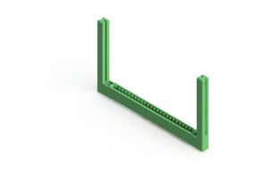 EDAC 307-024-558-158 Card Edge Connector, Single Side, 1.57 mm, 24 Contacts, Through Hole Mount, Right Angle