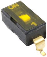 E-SWITCH KAG01TGGR DIP / SIP Switch, Gullwing, 1 Circuits, Recessed, Surface Mount, SPDT, 24 V, 25 mA