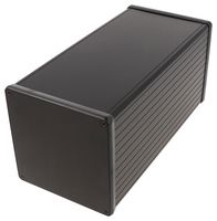 HAMMOND 1455NS2201BK Metal Enclosure, w/Metal End Panel, Small, Aluminum, 103 mm, 103 mm, 220 mm