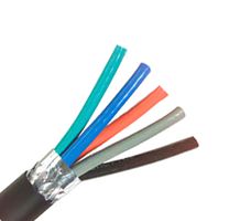 L-COM CTL5B-250 Coaxial Cable, Tinned Copper, 9.5 mm, 75 ohm, Black