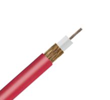 L-COM MTCAD00002-1000F Coaxial Cable, RG59A/U, Copper, 6 mm, 75 ohm, Red