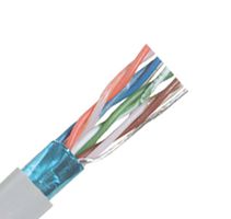 L-COM TFC2004 Coaxial Cable, Tinned Copper, 5.64 mm, 100 ohm, Light Gray