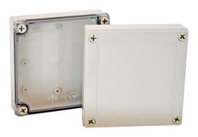 BUD INDUSTRIES PIP-11777-F Plastic Enclosure, Multipurpose, Polycarbonate, 255.02 mm, 180.09 mm, 124.97 mm, IP67
