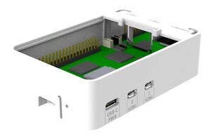 MULTICOMP PRO ASM-1900180-11 Professional Enclosure, Acrylonitrile Butadiene Styrene, White, Raspberry Pi 5 Boards