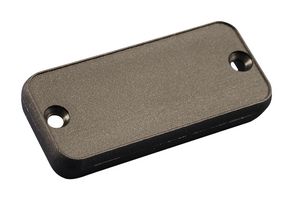 HAMMOND 1455CSPLBK Bezel, Closed, Plastic, Black, 1455CS Series Extruded Aluminum Enclosure, Pack of 2, 1455 Series