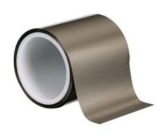 3M 7100313611 Tape, Polyolefin Adhesive, Single Sided, Conductive, 2 mil (0.05 mm), 98.4 ft, 30 m