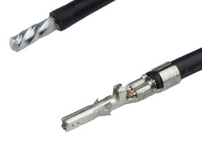 MOLEX 36769-3064 Cable Assembly, 16AWG, Pre-Crimped Lead Micro-Fit+ Socket to Free End, 11.8 ", 300 mm