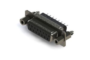 EDAC 628-015-228-047 D Sub Connector, Standard, Receptacle, 628 Series, 15 Contacts, DA, Solder