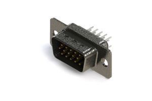 EDAC 637-015-230-041 D Sub Connector, High Density, Plug, 637 Series, 15 Contacts, DE, Solder